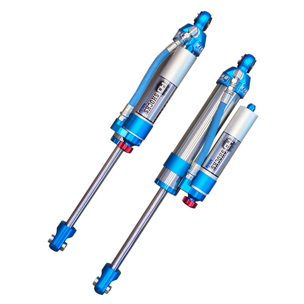 HD SHOCKS 2.5 | Rear RT | 2005-2024 Ford F450 / F550 Cab & Chassis 4WD Rough Terrain Series Reservoir Shock w/ Adjuster (Pair)